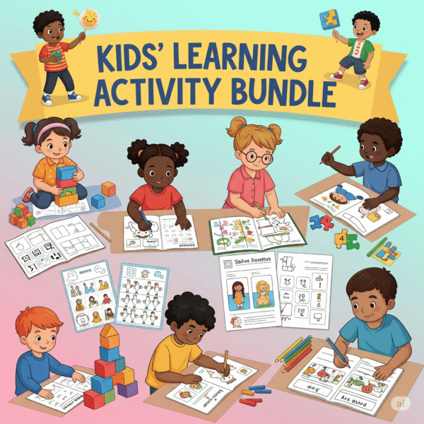 The Ultimate Kids' Learning Activity Bundle: 2000+ Fun Worksheets!